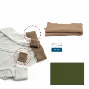 Wool jersey hems - Dark green