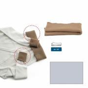 Wool jersey hems - Melange grey