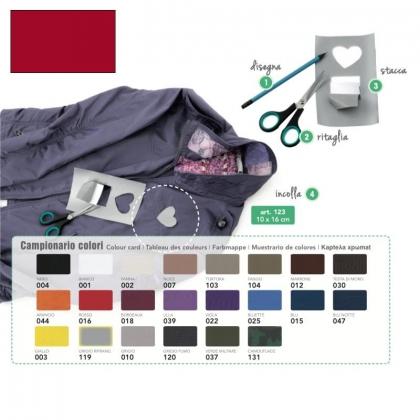 Self-adhesive tear-cover patch - Burgundy