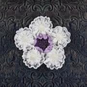 Fabric Flowers – Adelynn White
