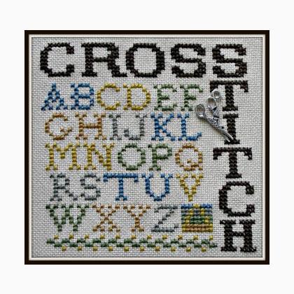 Wordplay - Cross Stitch (w/charm)