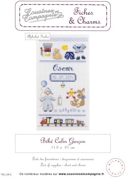 Bebe Calin Garcon From Cousines Et Compagnie Cross Stitch Charts Cross Stitch Charts Casa Cenina