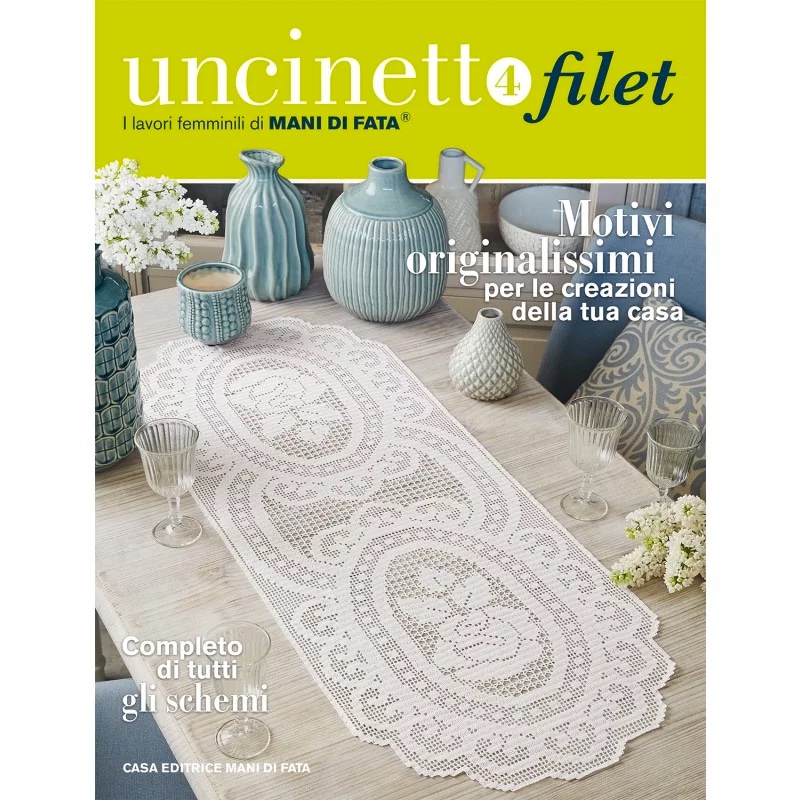 Uncinetto Filet 4 From Mani Di Fata Books And Magazines Books And Magazines Casa Cenina