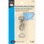 Small Swivel Hook & D-Ring - Brushed Antique Brass