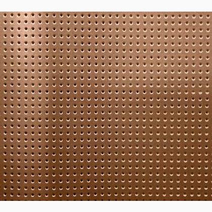 Vinylic perforated lacquer support - Gold Copper