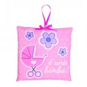 Baby Carriage Birth decoration - Pink