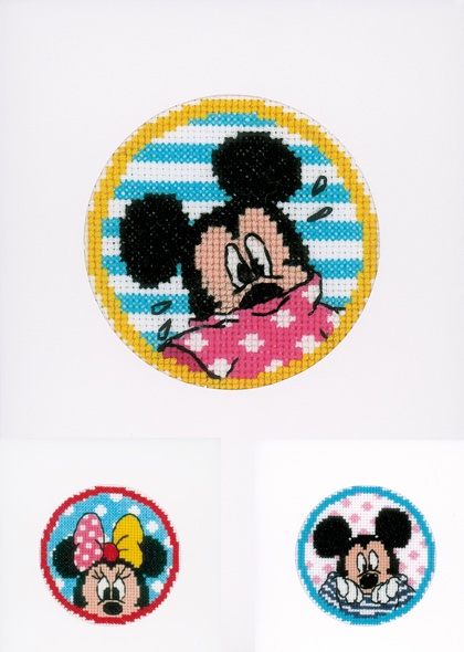 Minnie & Mickey Greeting Cards - Set of 3