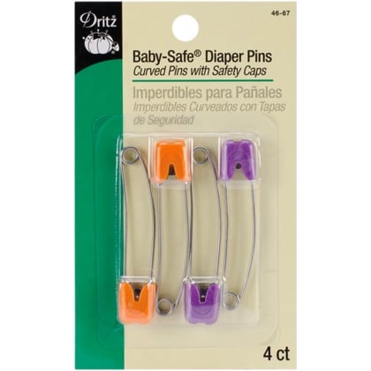 Baby Safe Diaper Pins From Dritz - Needles Pins and Magnets