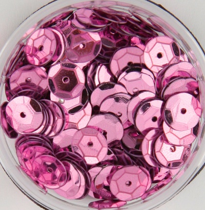 Semi-cupped sequins - Rose