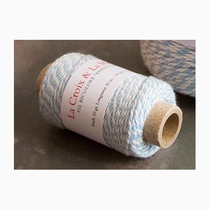 Baker\'s Twine White/Light Blue