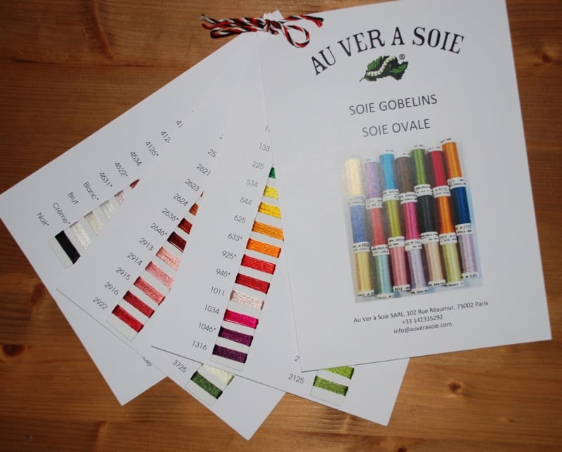 Soie D Alger Colour Chart