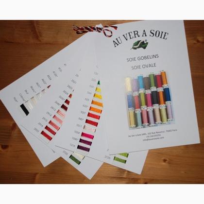 Au Ver A Soie Color Chart