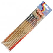 Set of flat brushes (7)
