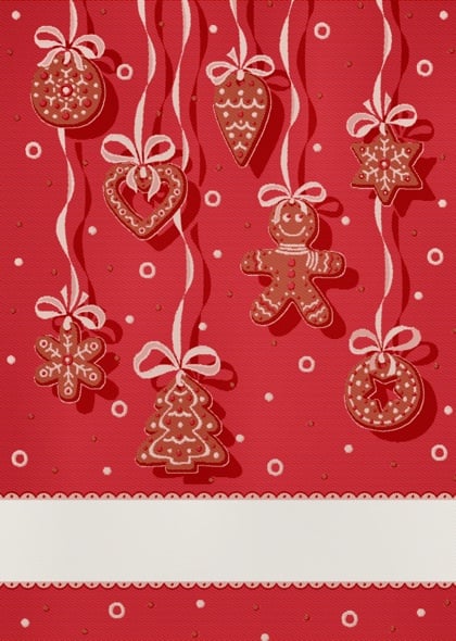 Kitchen towel - Ginger - Red