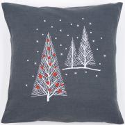 Front Cushion: Christmas Trees