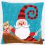 Front Cushion: Happy Santa