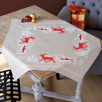 Squared Tablecloth - Norwegian Winter