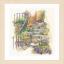 Escalier avec des fleurs