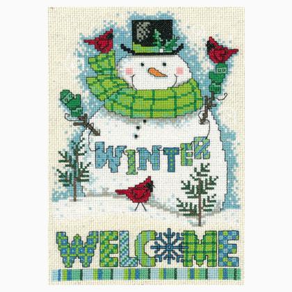 Winter Welcome Snowman
