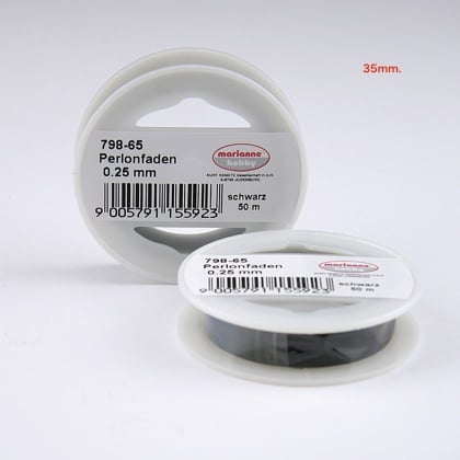 Nylon Wire 0.35mm. Black