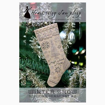 Winter Snow Stocking Ornament