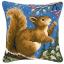 Front Cushion: Squirrel in Winter