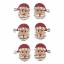 Craft Embellishment Pack - Red Hat Santa