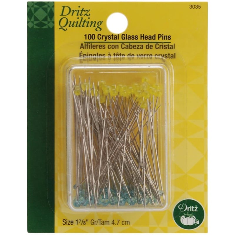 Dritz D3004 Extra-Fine Glass Head Pins