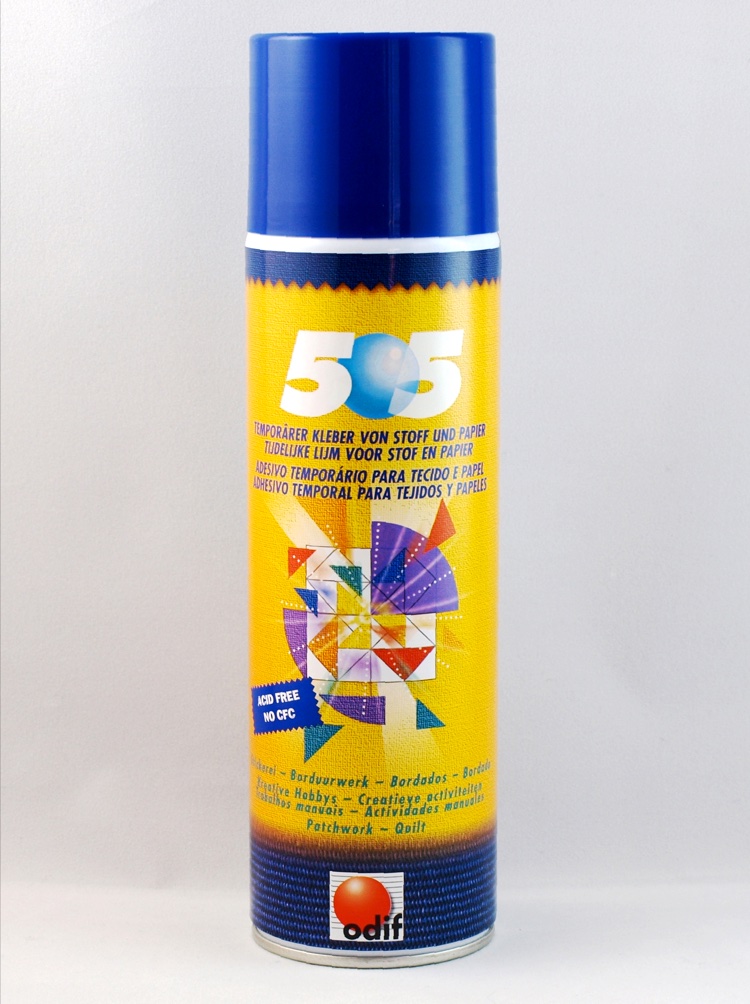 Spray and Fix Temporary Fabric Adhesive 500ml. From Odif - Glues