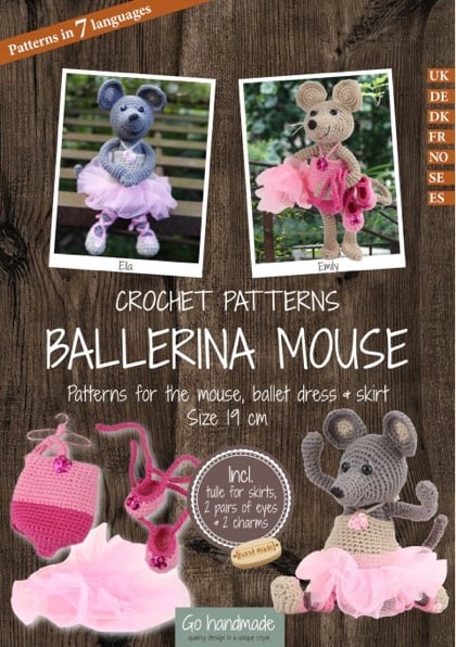 Ballerina - Pattern and accessories (Ella & Emily) From Handmade - Semi Kits - - Casa Cenina
