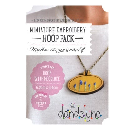 Miniature Hoop Necklace - Oval - 62x34mm.