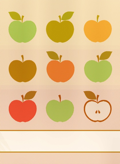 Kitchen towel - Pomme