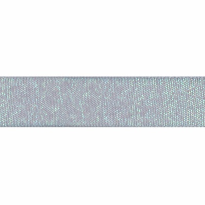 Dazzle Ribbon 15mm - Silver Grey