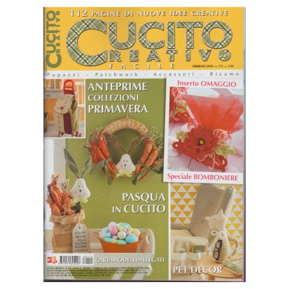 Cucito Creativo Facile N 115 From Lumina Edizioni Books And Magazines Books And Magazines Casa Cenina
