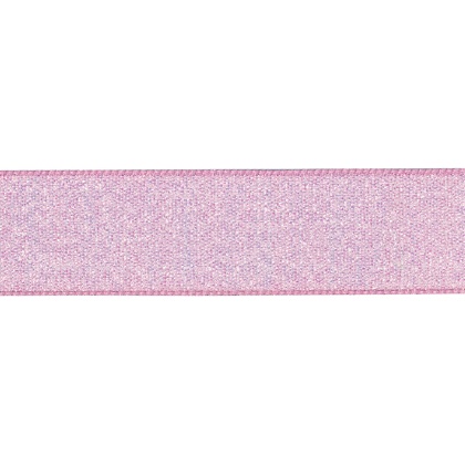 Dazzle Ribbon 15mm - Pink Azalea