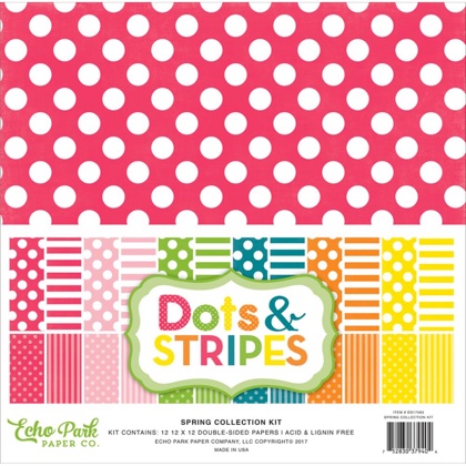 Paper Collection Set - Spring Dots & Stripe