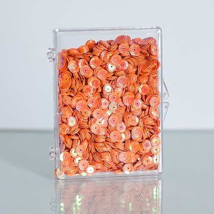 Exagonal Paillettes iris Peach
