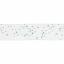Random Glitter Ribbon 25mm - White