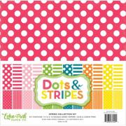 Paper Collection Set - Spring Dots & Stripe