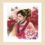 Asian lady in pink