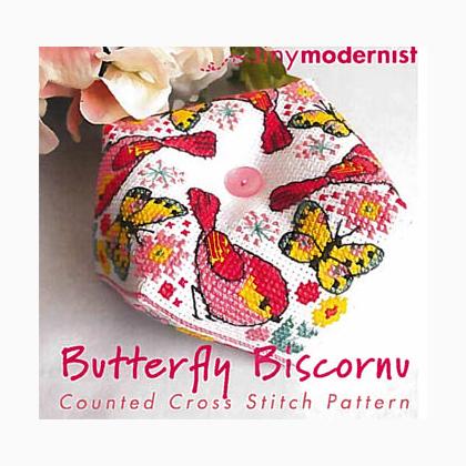 Butterfly Biscornu