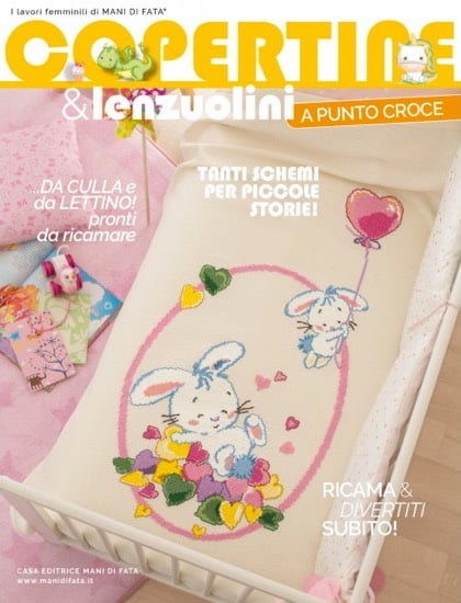Copertine E Lenzuolini A Punto Croce From Mani Di Fata Books And Magazines Books And Magazines Casa Cenina