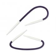Cable-stitch needles Yoga with cable, 4.0 mm.