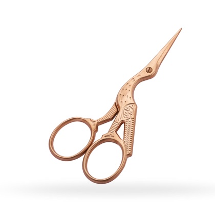 Embroidery scissors Stork - Omnia – Sandblasted - Pink Gold - cm