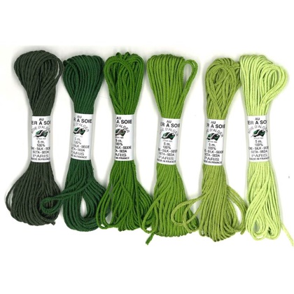 Soie d\'Alger - 6 Shades Pack - Green