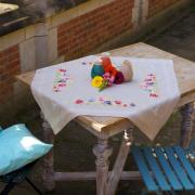 Squared Tablecloth - Violets