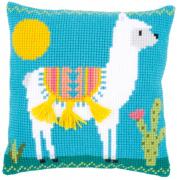 Front Cushion: Llama