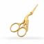 Embroidery scissors Stork - Omnia – Sandblasted - Gold - cm. 9