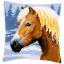Front Cushion: Horse & Snow