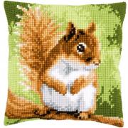 Front Cushion: Squirrel
